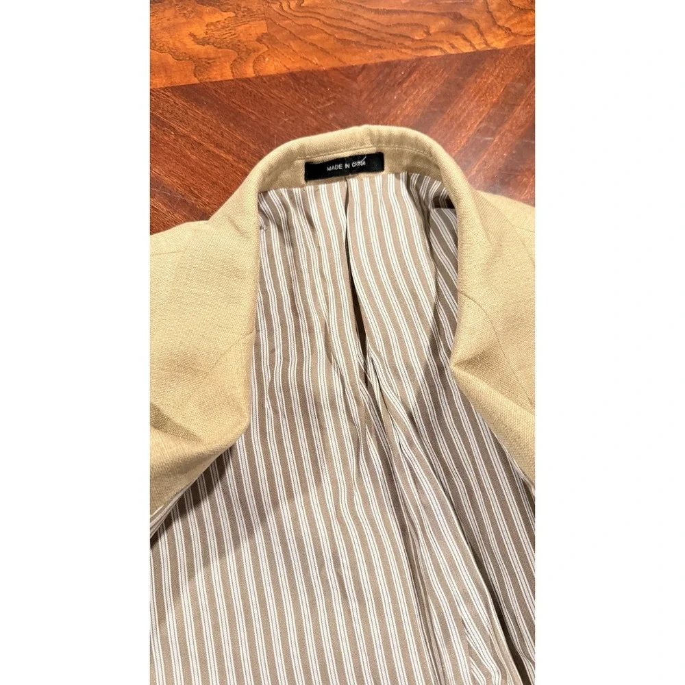 Lauren Ralph Lauren Mens Blazer 43R Tan Sport‎ Coat Two Button Macy's Jacket